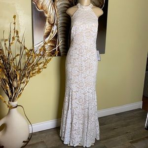 B Darlin Plus size off white Formal